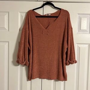 Waffle Knit Top